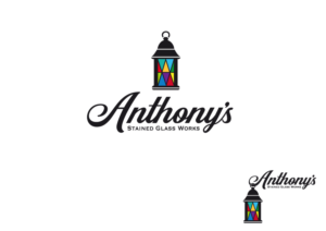 Anthony's Stained Glass Works | Logo Design by Nigel B