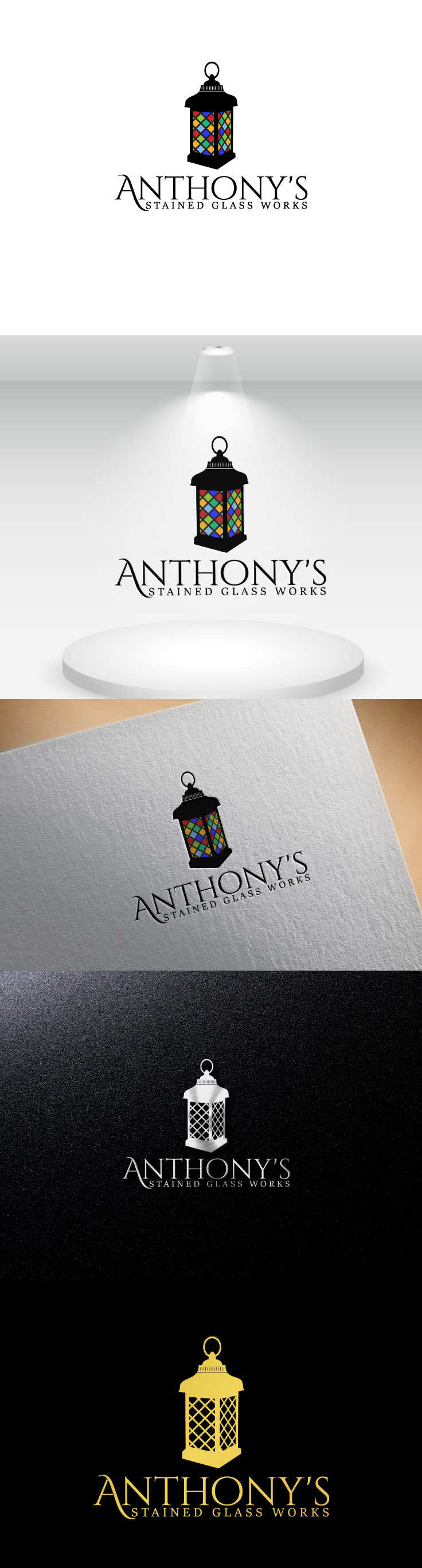 Logo-Design von Artraj0196 für Anthony's Stained Glass Works | Design #23077999