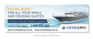 Local Luxury Small Ship Travel Agent | Advertisement Design by D Creative