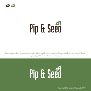 Logo Design by Yassine Voinchet for Pip & Seed | Design #23088357