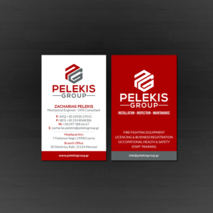 Business Card Design by Creations Box 2015 for Pelekis Group | Design #23099559