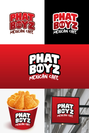 Phat boyz Mexican Cafe | Logo Design by Sergio Coelho