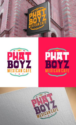 Phat boyz Mexican Cafe | Logo Design by GLDesigns