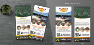 Customer Hotel Entertainment Rack Card 4 X 9 | Brochure Design by SAI DESIGNS