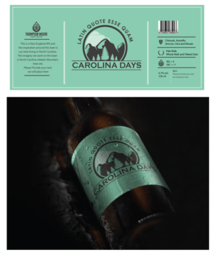 Beer labels for TM Craft Beers Range | Graphic Design by Graphic Bricks