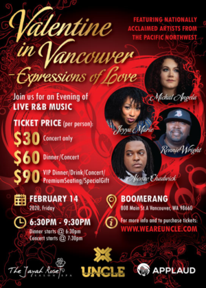 Valentine in Vancouver- The Bespoke Experience | Flyer Design by elenaivanova