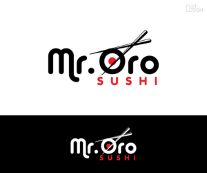 Mr.  Oro Sushi | Logo-Design von Dot Design 3