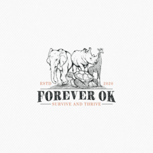 Forever OK and possibly “established (est) 2020 | Logo Design by saruar360