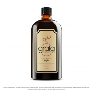 Bottle Label | Graphic Design by Luvinda