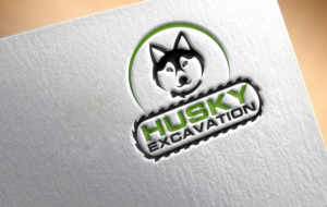 Husky Excavation | Logo-Design von graphicevolution