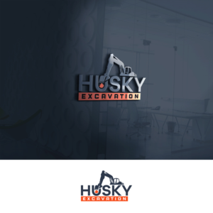 Husky Excavation | Logo-Design von Gisella Guzmán