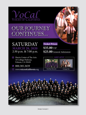 Voices of California - Our Journey Continues | Flyer Design by D Creative