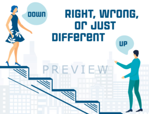 Right, Wrong, or Just Different | Graphic Design by Alaya