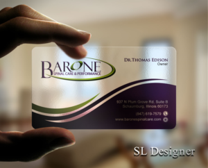 Barone Spinal Care and Performance  | Business Card Design by SL Designer