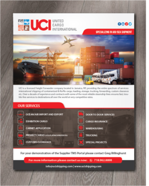 FREIGHT FORWARDING FLYER | Flyer Design by alex989