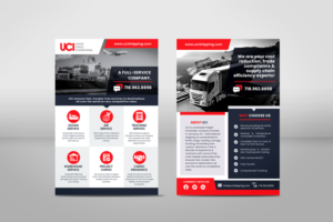 FREIGHT FORWARDING FLYER | Flyer Design by Ena