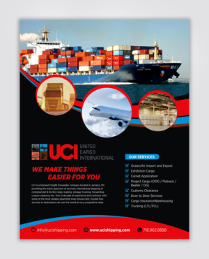 FREIGHT FORWARDING FLYER | Flyer Design by D Creative