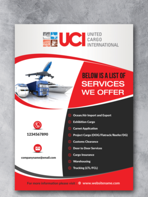 FREIGHT FORWARDING FLYER | Flyer Design by innovative earth