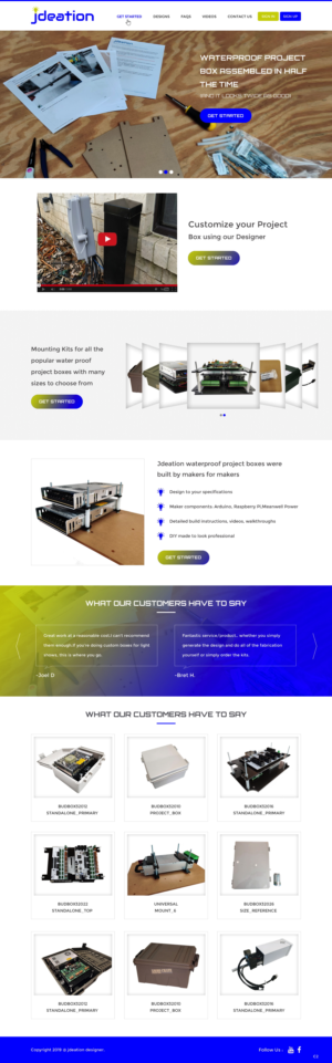 Web Design by pb for jdeation | Design #23218852