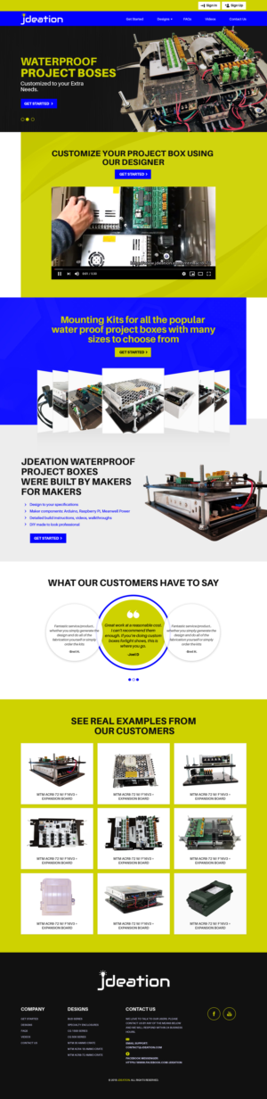 Web Design by sai.designer87 for jdeation | Design #23231299