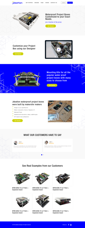 Web Design by Ayesha Khan for jdeation | Design #23219044