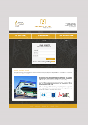 Metal Recycling Website Require New Design for upgrade | Web Design by Silviya M