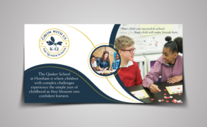 Banner Ad Design by Nightmist for The Quaker School | Design #23219481