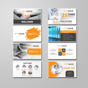 We search a new powerpoint template for our new CI | PowerPoint-Design von ecorokerz