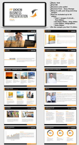 PowerPoint Design by joseborgesbarboza 2 for IT Docs GmbH | Design: #23259424