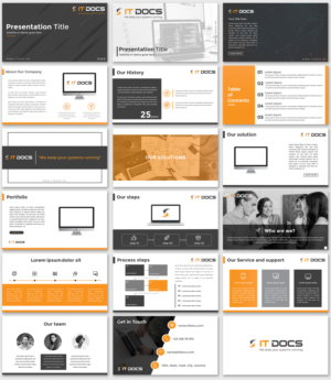 We search a new powerpoint template for our new CI | PowerPoint Design by Luvinda