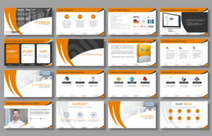 We search a new powerpoint template for our new CI | PowerPoint Design by Anas Q