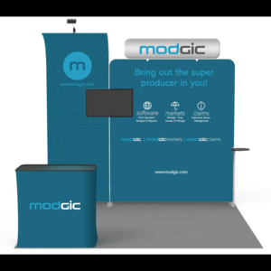 Creative modern Trade show booth design for saas software company | Messestand-Design von Designers Hub