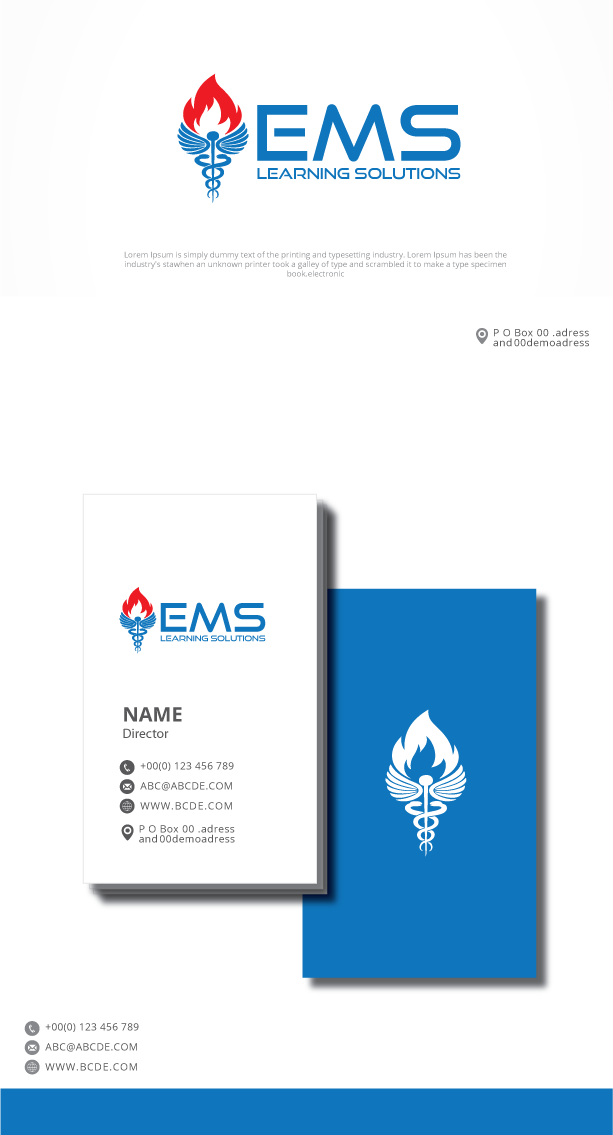 Logo Design by graphicevolution for EMS Learning Solutions | Design #23239874