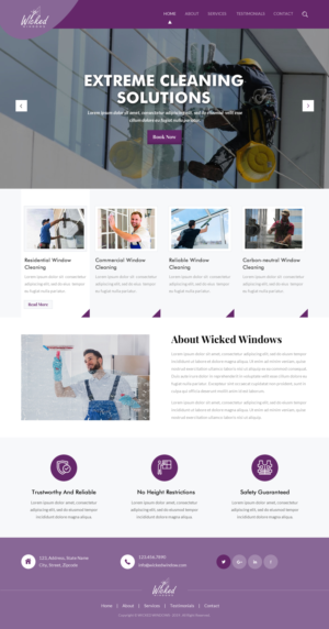 Web-Design von rightway für Wicked Windows, LLC | Design #23253890