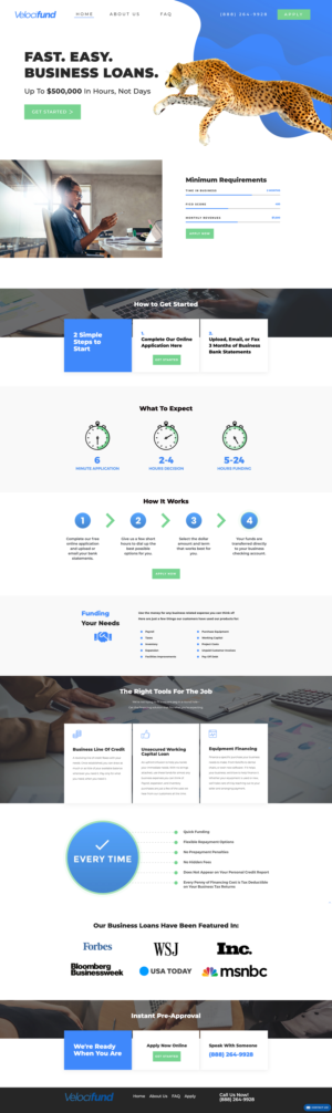 Landing Page Design by Filo F