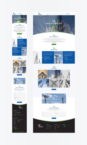 WordPress WEB DESIGN & CODING for www.m-towers.com Wireless Tower Contruction  | Web Design by Ved Web Services