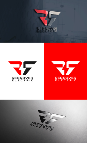 Red Rover Electric. I am thinking big R very little “ed”, Big R very little “over” Electric. I am not very creative it’s just an idea. I am very open to a hip, classic design that feels organic and masculine as this is an electrical business.  | Logo Design by GLDesigns