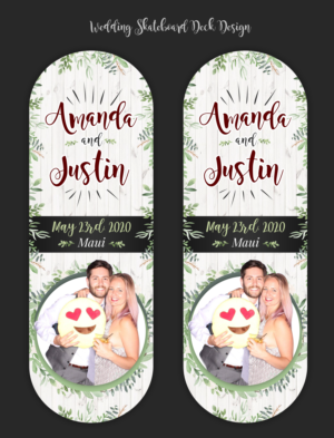 Wedding Skateboard Deck Design | Grafik-Design von SAI DESIGNS