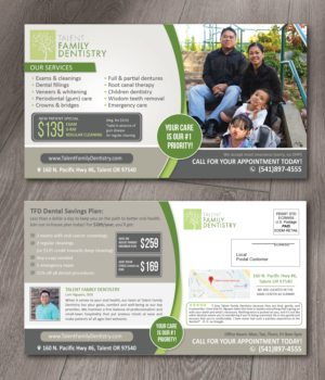 Postcard for dental office | Flyer Design by alex989