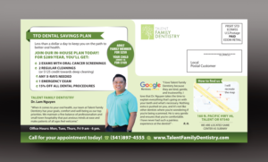 Postcard for dental office | Flyer Design by rkailas