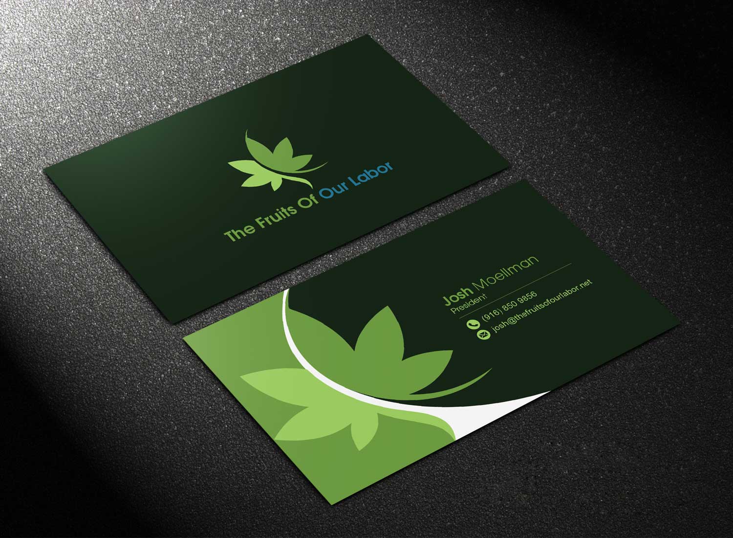 Business Card Design by Sandaruwan for The fruits of our labor | Design #23360271