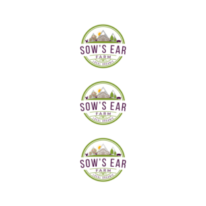 Logo Design by DesignDUO for Sow's Ear Farm | Design: #23497876