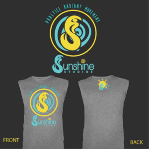 Yoga and movement teacher for adults and children. The name is "Sunshine Studios." The ... | T-shirt Design by 75-R-P-Z