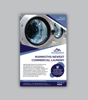 Industrial Laundry News Paper Add | Newspaper Ad Design by Pinky 