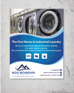 Industrial Laundry News Paper Add | Newspaper Ad Design by alex989