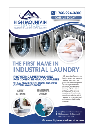 Industrial Laundry News Paper Add | Newspaper Ad Design by rkailas