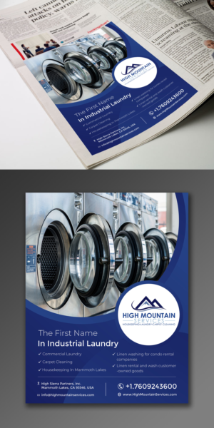 Industrial Laundry News Paper Add | Newspaper Ad Design by ecorokerz