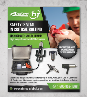 Industrial Bolting Tool Safety Ad | Advertisement Design by alex989