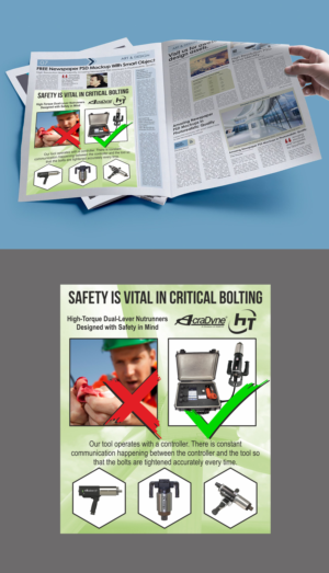 Industrial Bolting Tool Safety Ad | Advertisement Design by Maestroto