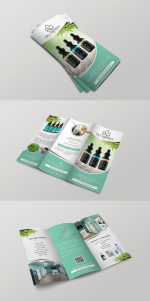 Nu HRMNY CBD retail store pamphlet design | Brochure Design by alex989